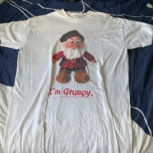 The Disney Store “I’m Grumpy” vintage oversized sleeping shirt